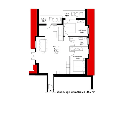 Holiday home Pur Wolke 7